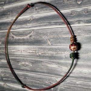 Handmade Woodbead Necklace
